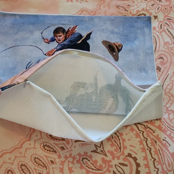 Western Pillow Cowboy Rodeo Horse Bronc Rider - Picture 6 of 11